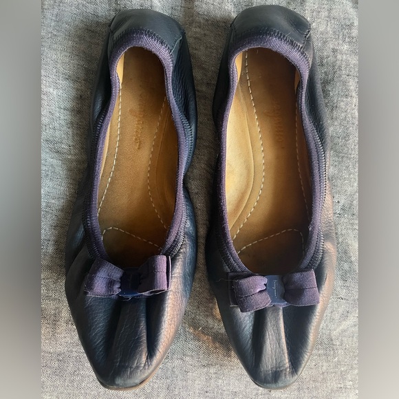Salvatore Ferragamo My Joy Ballerina Shoes Navy size 6 - Picture 1 of 7